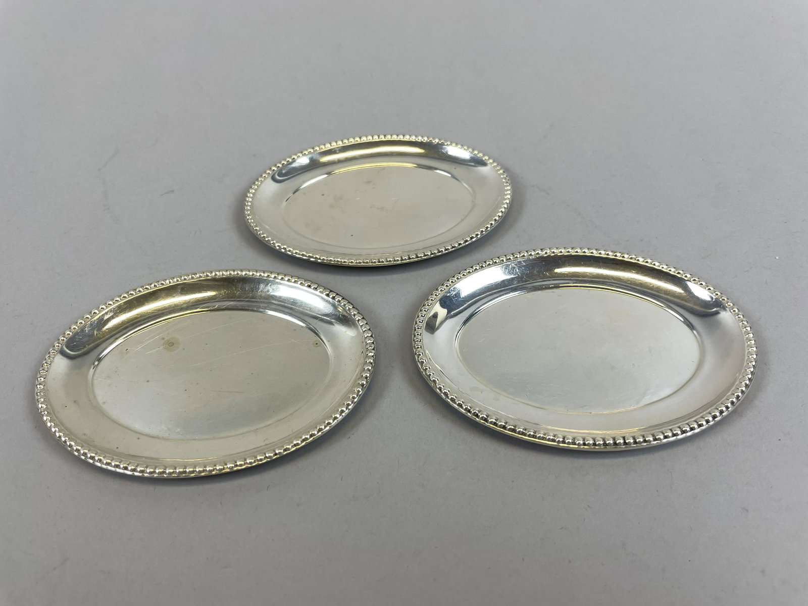 Group 3 Sterling International Silver Miniature Trays (1 of 3)