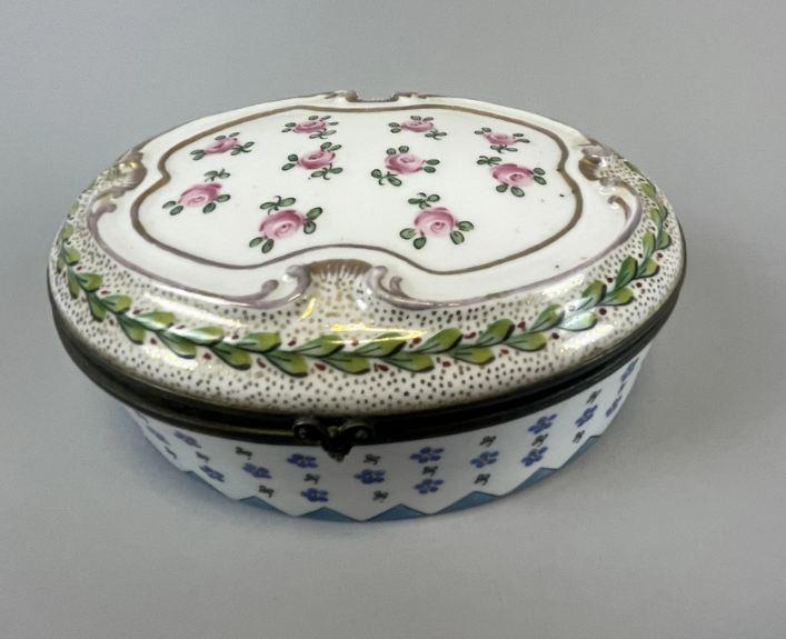 18thc. French Faience Jewelry Casque (1 of 5)