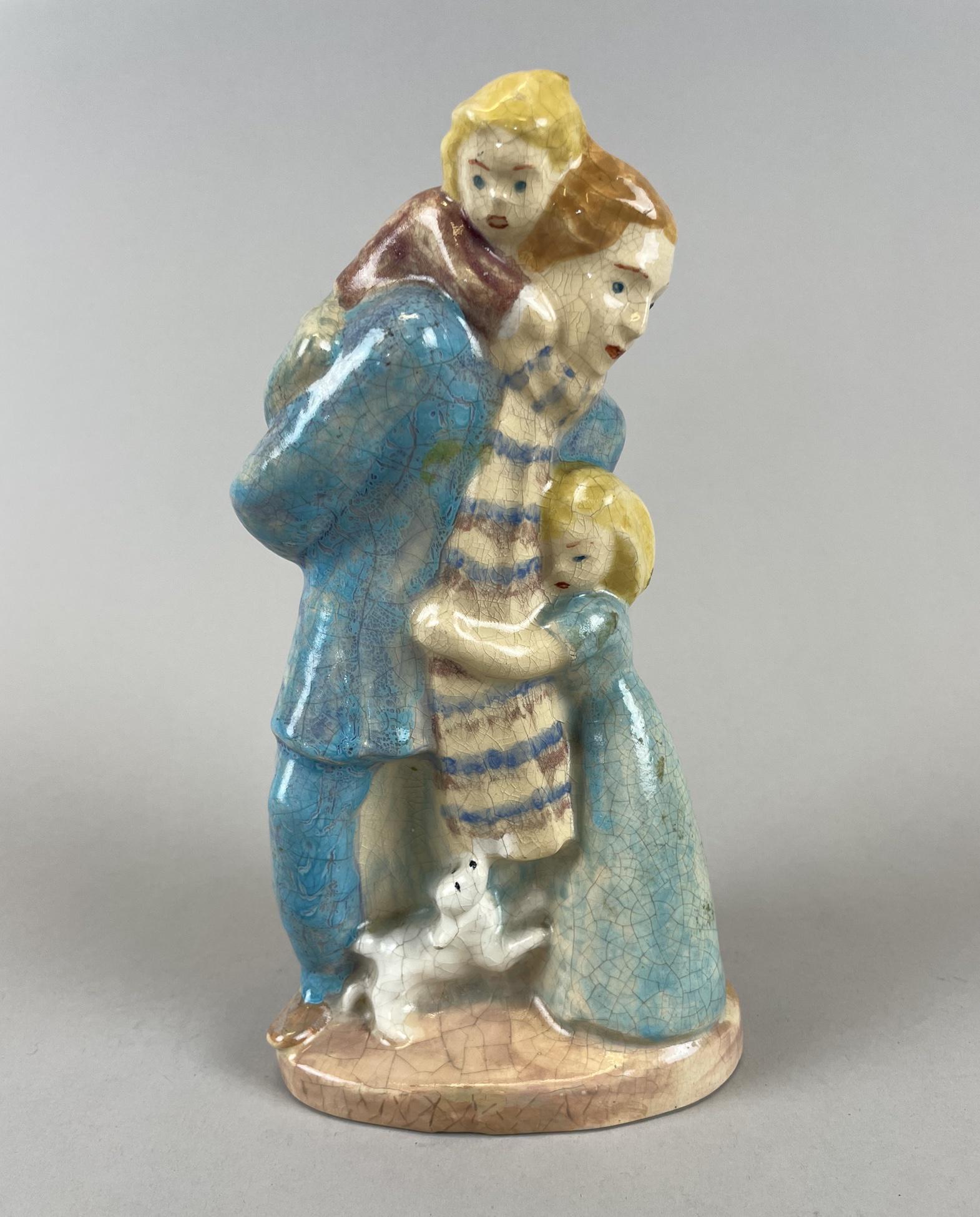 Edris Eckhardt  WPA Christmas Carol Pottery Figure (1 of 6)