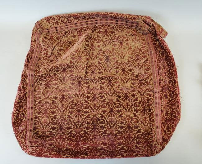 Antique Italian Cut Silk Velvet Upholstery Textile (1 of 18)