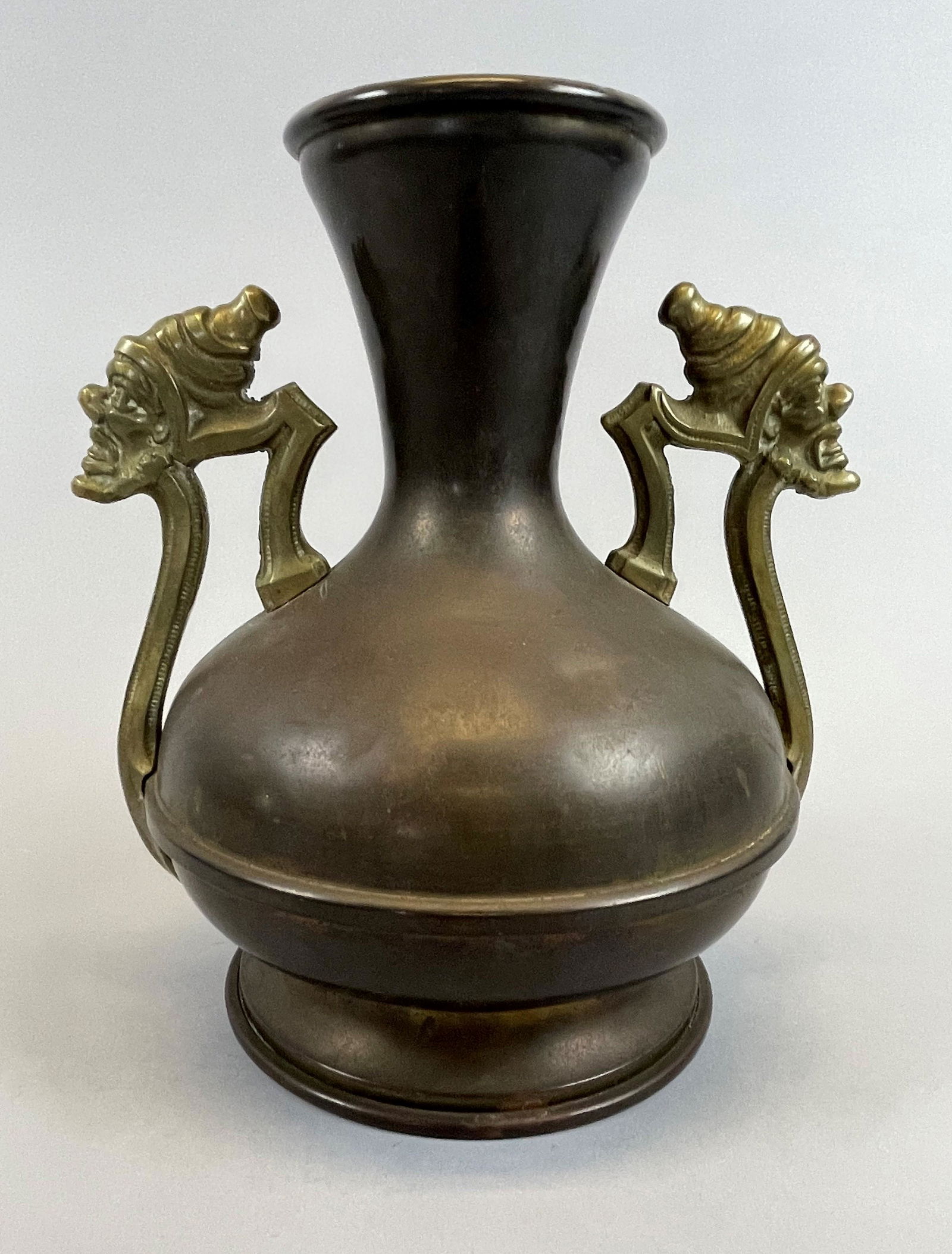 Antique Kinney MFG. Co. Bronze Presentation Vase Gnomes (1 of 5)