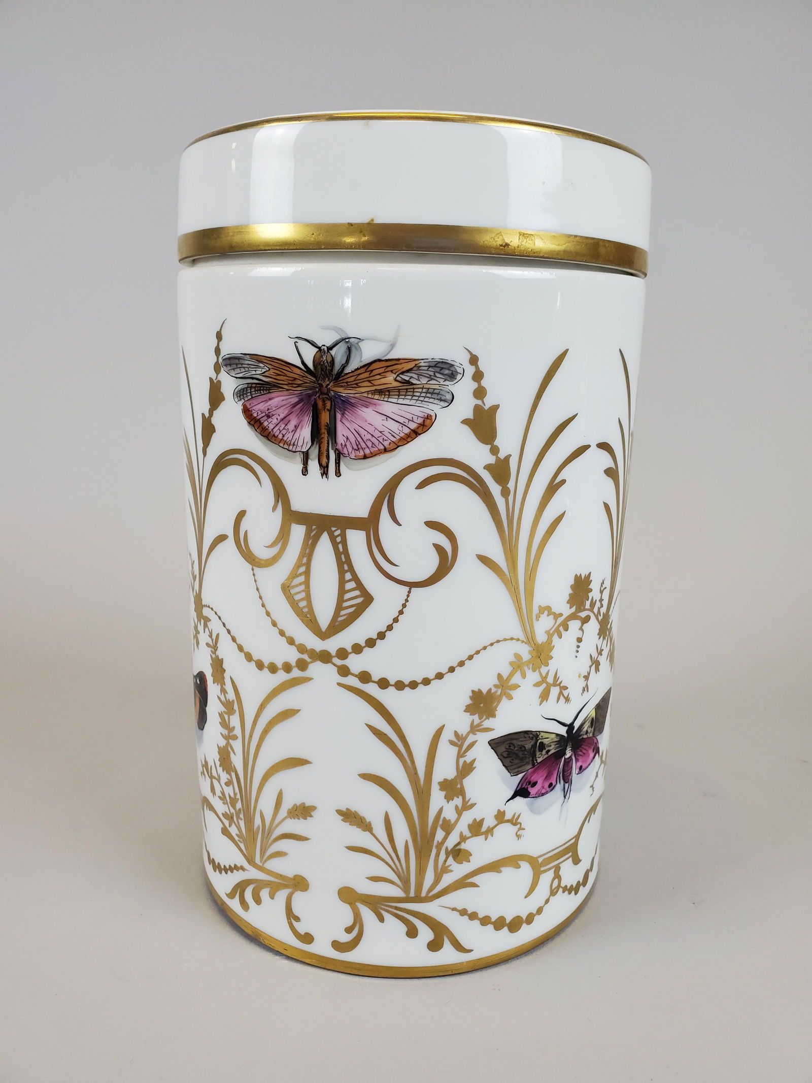 Vintage Vista Alegre Porcelain Lidded Apothecary Jar (1 of 6)