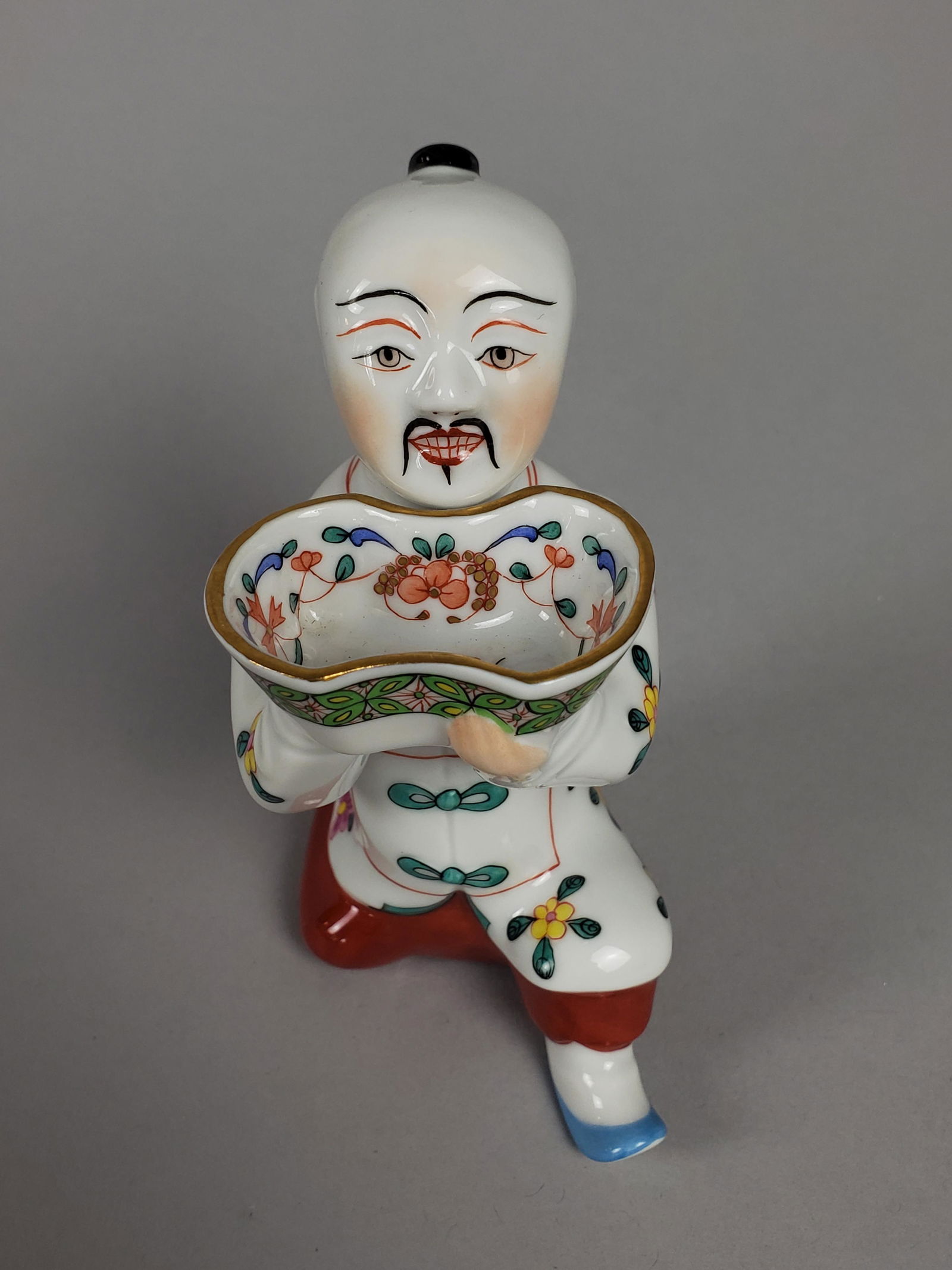 Herend Hand Painted Chinoiserie Figure of a Man (1 of 7)