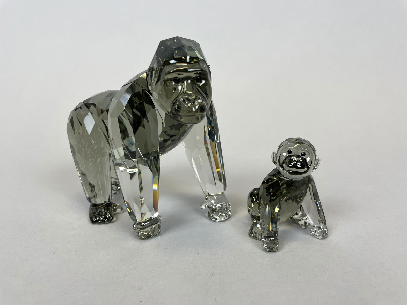 Swarovski Endangered Wildlife Gorillas, Mother and Baby (1 of 8)