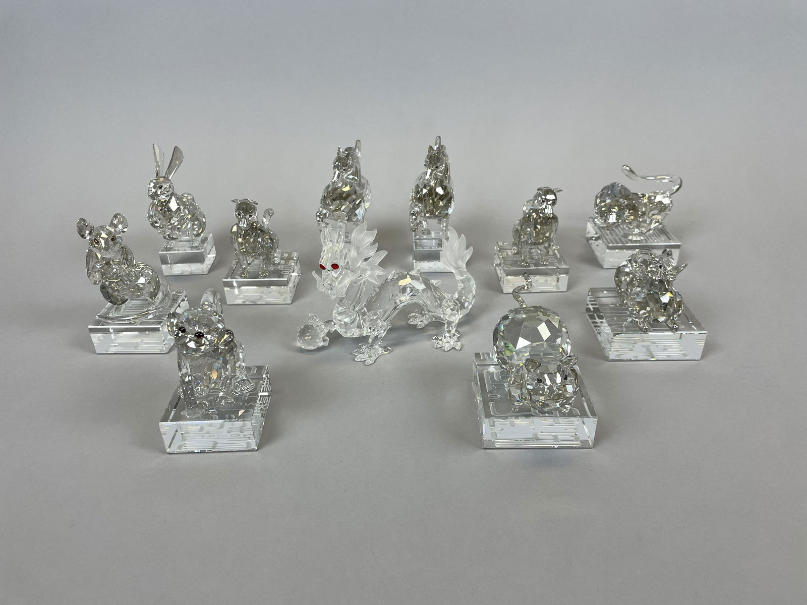 Lot of Eleven Pieces Swarovski Chinese Zodiac Crystal (1 of 20)