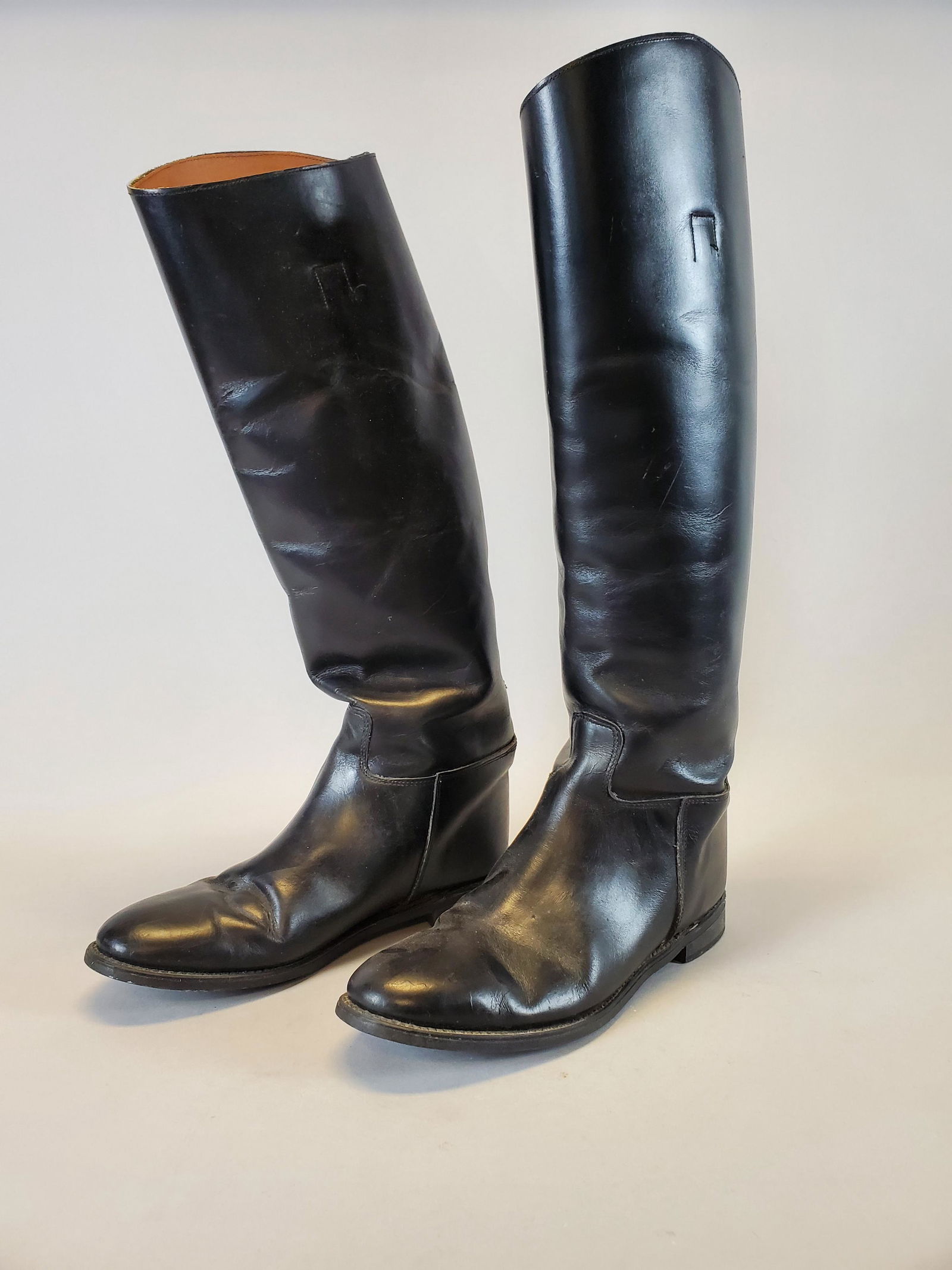 Pair of Emerson Black Leather English Riding Boots (1 of 5)