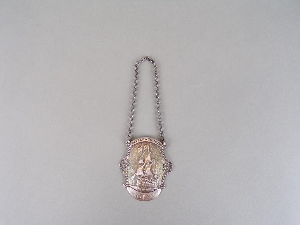 CJ Vander Sterling Silver Bottle Decanter Label (1 of 5)