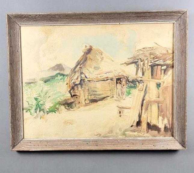 Watercolor Landscape Painting, Grace V. Kelley (1 of 8)