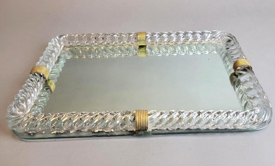 Art Deco Murano Venini Twisted Rope Vanity Tray (1 of 10)