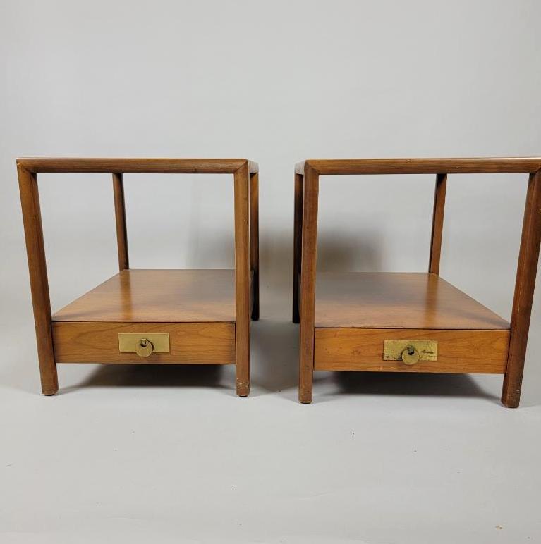 Pair MCM End Tables, Michael Taylor for Baker (1 of 8)