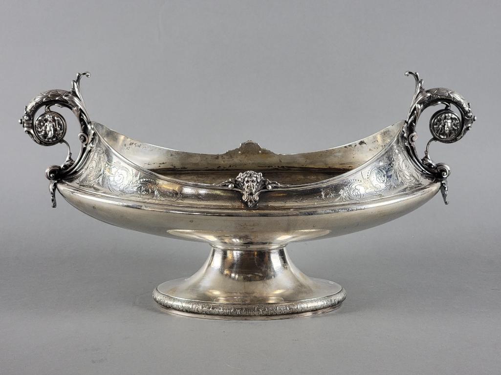 LG Antique 19th C Gorham Sterling Silver Jardiniere (1 of 9)