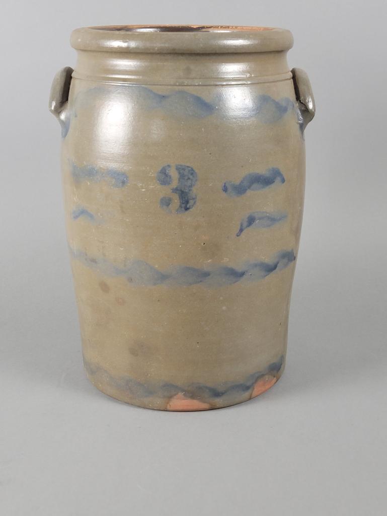 Antique 19th Century Stoneware Crock (1 of 7)