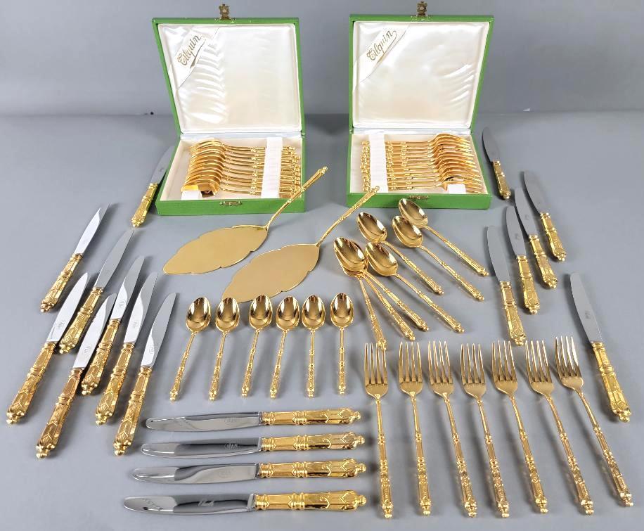 Set Chambly Ural Gold-Tone VOLGA Flatware (1 of 7)