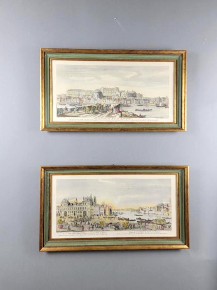 Pair 18th C French Maps after the Antique (1 of 7)