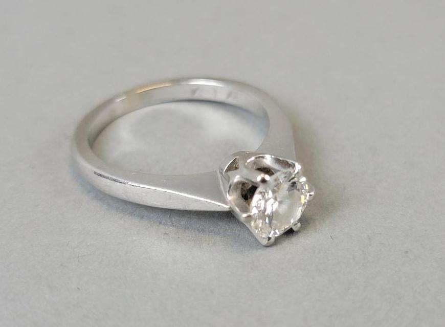 18k .5 carat Diamond Solitaire Ring (1 of 5)