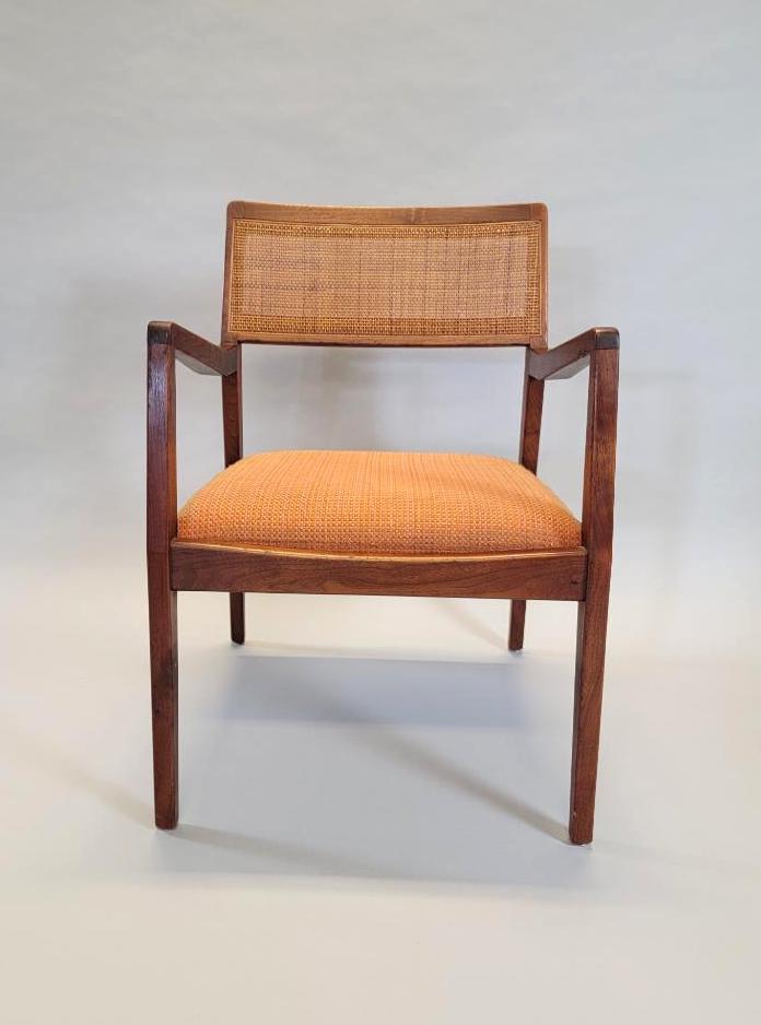 MCM Caned-Back Playboy Armchair, Jens Risom (1 of 9)