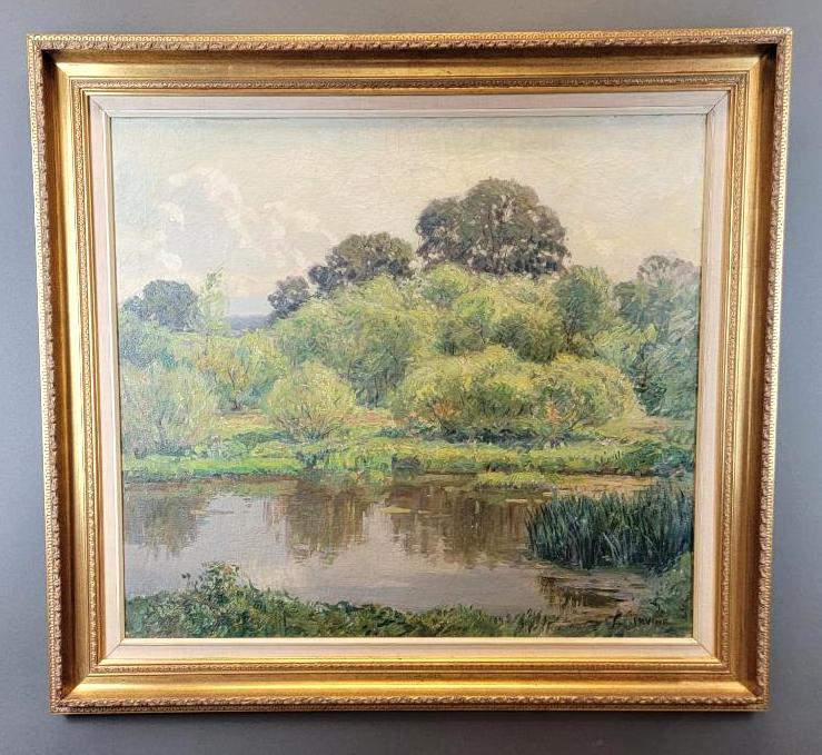 Antique Impressionist Oil on Canvas, Wilson Henry Irvine (1 of 10)