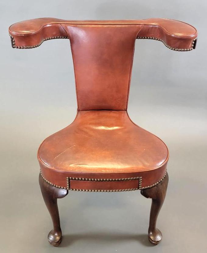 Antique 18th Century English Queen Anne Cock Fighting Chair (1 of 12)