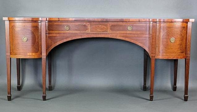 Antique Early 19th C. French Empire Marquetry Buffet (1 of 11)