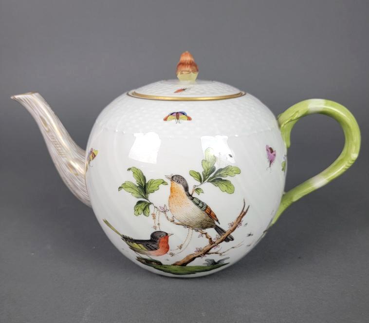 Herend Rothschild Bird & Insect Teapot / Coffee Pot (1 of 13)