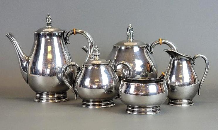 International Sterling Co. Royal Danish Tea Service Set (1 of 9)