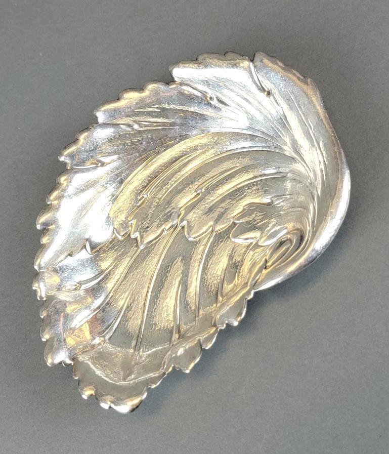 International Sterling Silver Leaf Form Bowl (1 of 3)