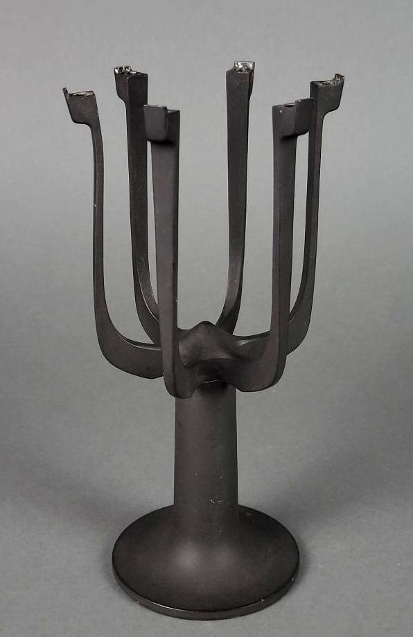 Gunnar Cyren for Dansk Cast Iron Candle Holder, MCM (1 of 7)