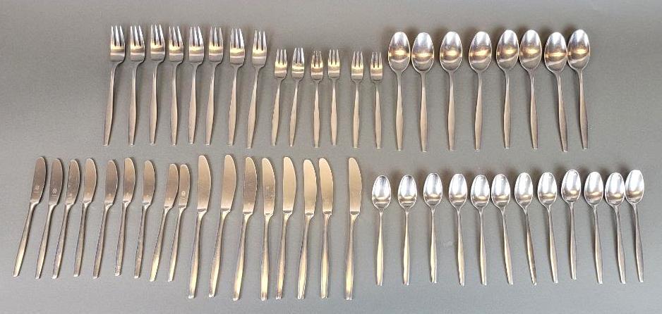 Mid Century Danish Modern Dansk Flatware Set, Variation V, Jens Quistgaard (1 of 7)
