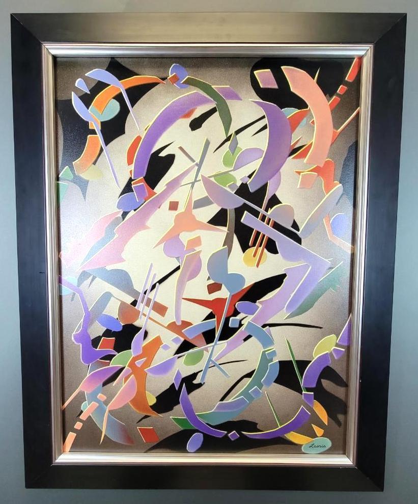 Paul Laoria "Space Jam" Giclee on Canvas, Abstract (1 of 6)