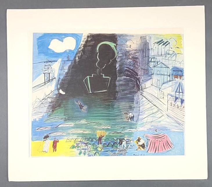 French Fauvist Lithograph 'Le Cargo Noir' Raoul Dufy (1 of 17)