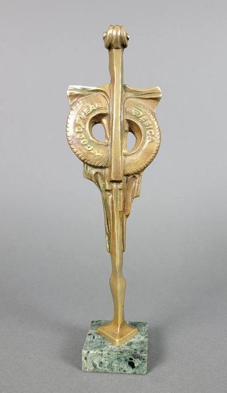 Modern Brutalist Bronze Goodyear Sculpture / Figurine, Slawomir Macek (1 of 9)