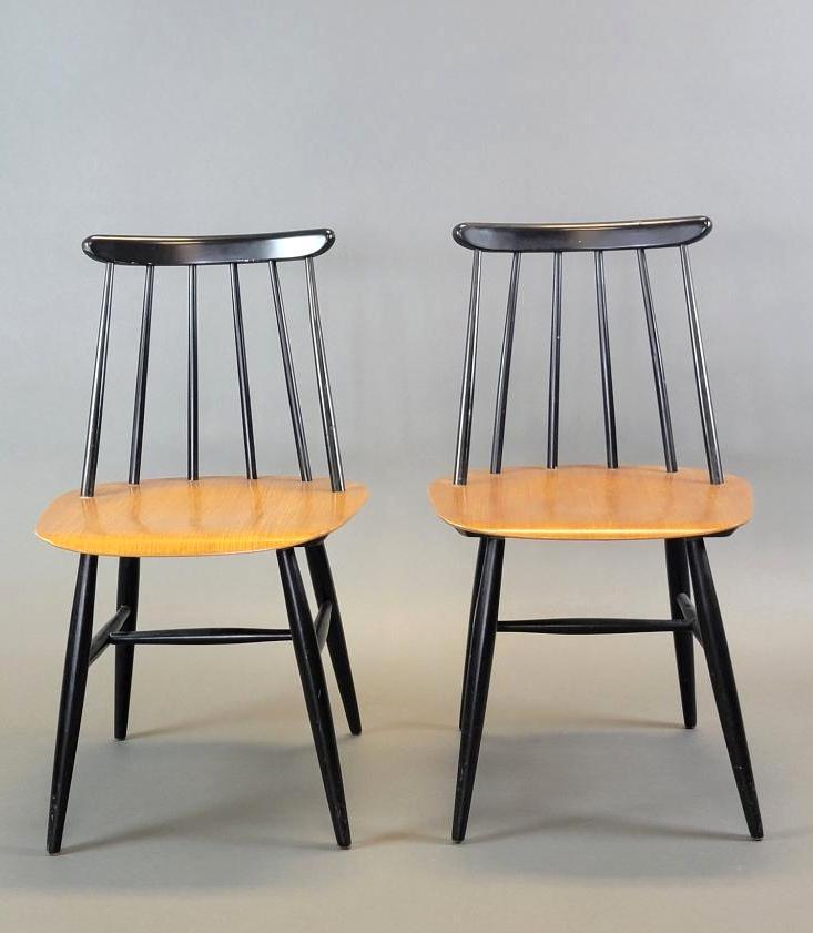 Pair of MCM Fanett Chairs, Ilmari Tapiovaara, 1950's (1 of 20)