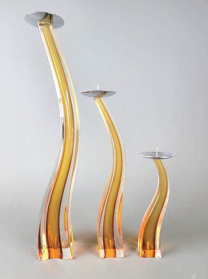 Group of Murano Oggetti Art Glass Candlesticks (1 of 8)