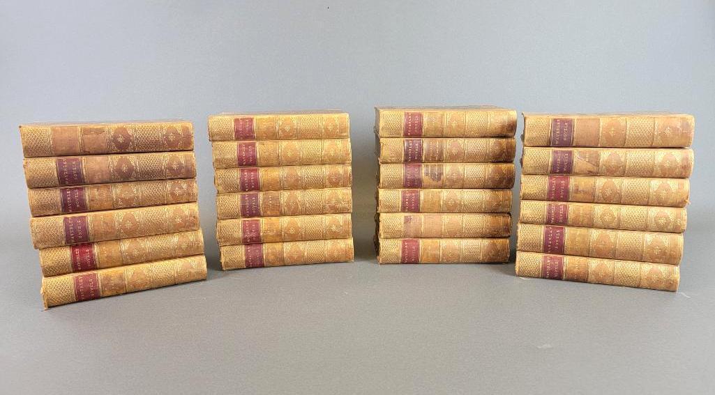Antique Book Set (24 Vol's), Waverly Novels, Sir Walter Scott, 1885 (1 of 16)