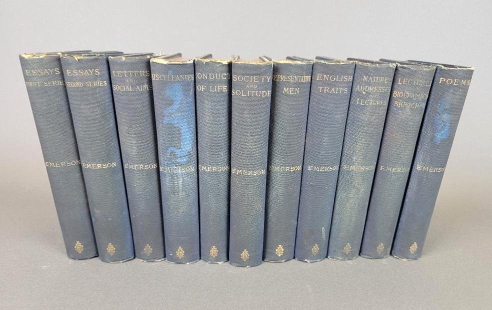 Emerson's Complete Works, Ralph Waldo-Emerson, New Revised ED (11 Vol's) 1892 (1 of 8)
