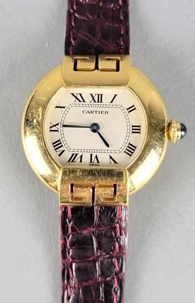 Lady's  18K Yellow Gold Cartier Colisee Wrist Watch (1 of 13)