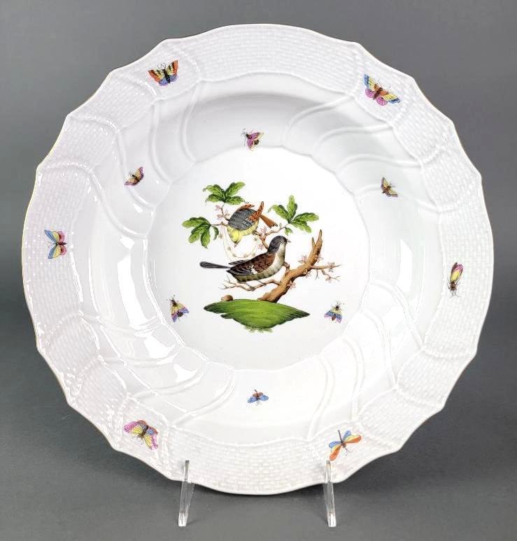 Large Herend Rothschild Bird Serving Bowl (1 of 2)