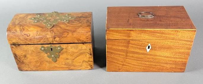 Two Early 19th Century English Tea Caddies (1 of 19)