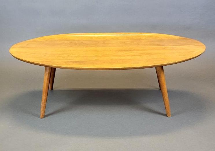 MCM Surfboard Coffee Table, Russell Wright for Conant Ball, 1950's (1 of 12)