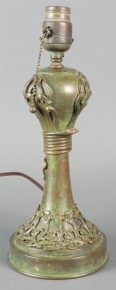 Antique Edwardian Art Nouveau Bronze Serpent Table Lamp Base (1 of 11)