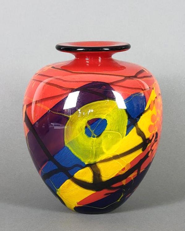 Studio Art Glass Vase, Ioan Nemtoi (1 of 7)