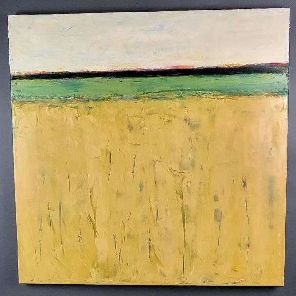 Large Abstract Oil on Canvas, Contemporary Landscape, Russell Sharon (1 of 6)