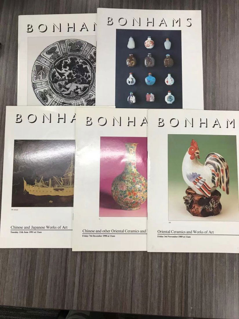 Five Volumes of Bonhams Catalog (1 of 7)