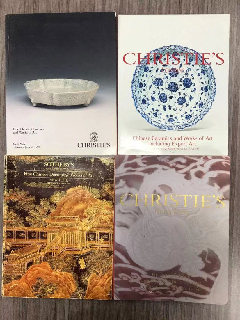 4 Christie and Sotheby catalog about Chinese Art (1 of 7)