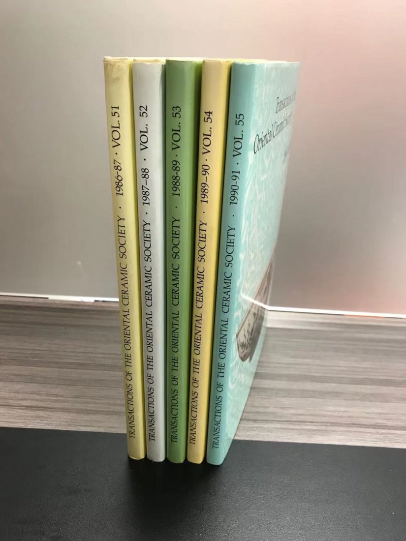 Five  Transactions of the Oriental Ceramic Society (1 of 7)