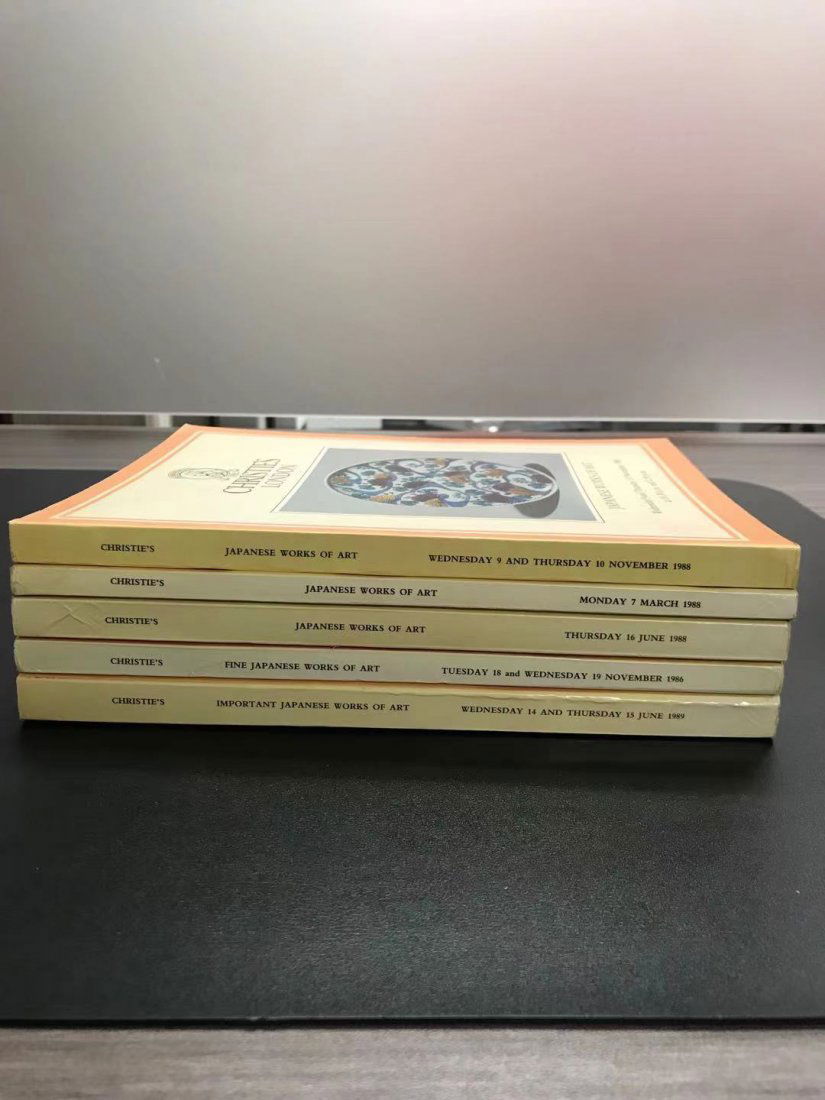 Five Early Christie's catalog about Japanese Art (1 of 7)