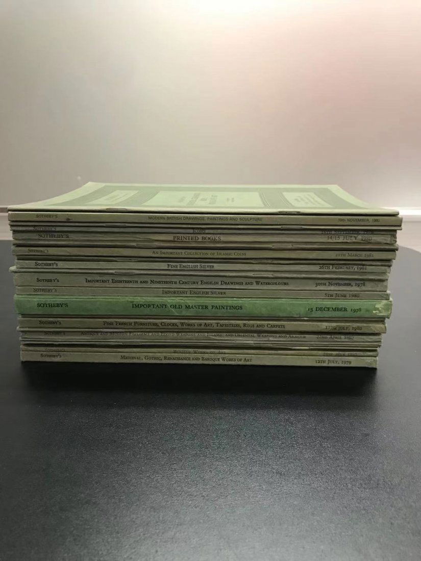 A group of early Sotheby's Catalog (1 of 7)