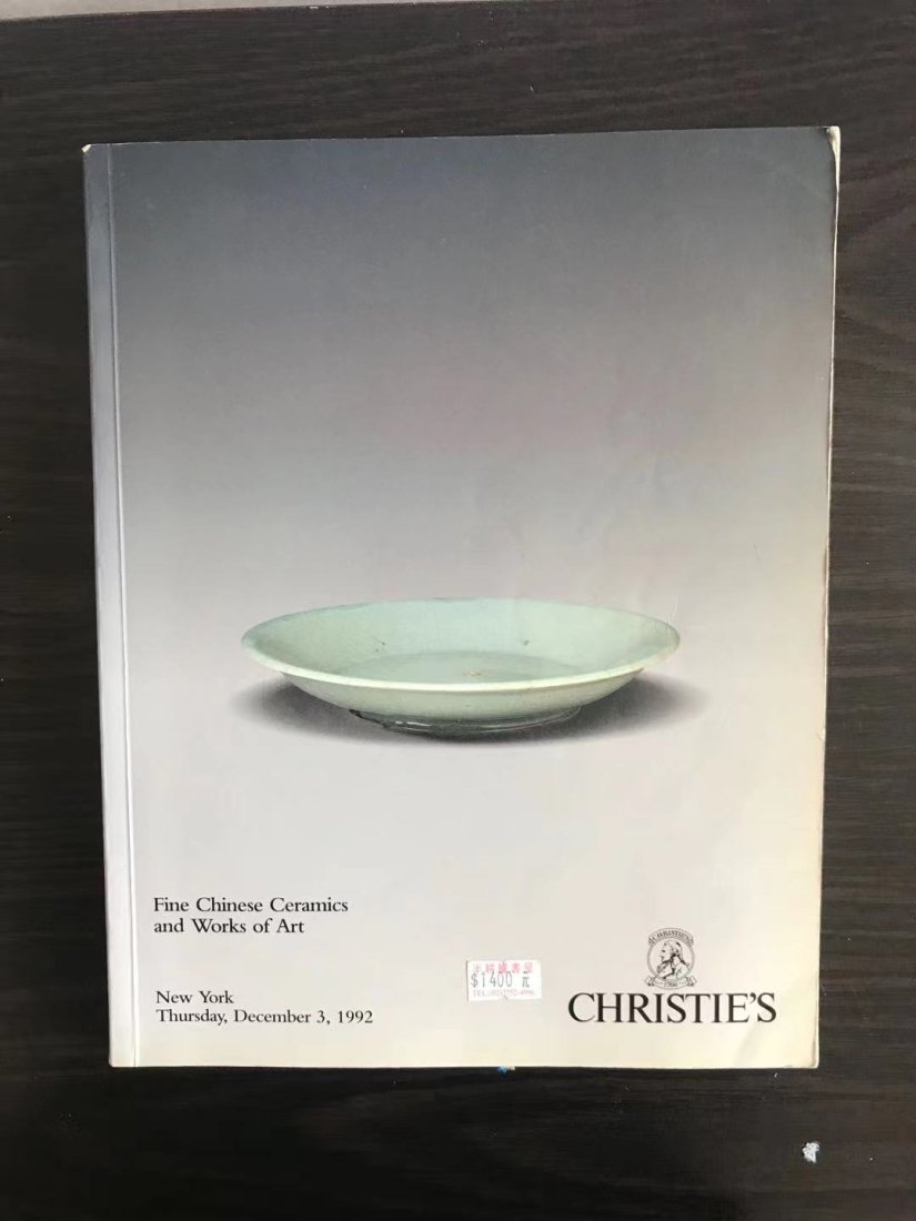 Christie's 1992 Fine Chinese Ceramics and Works of Art (1 of 3)