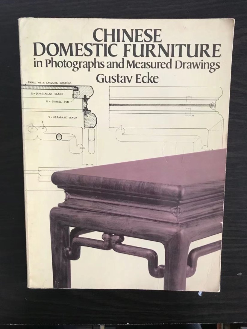 Chinese Domestic Furniture by Gustav Ecke: Chinese Domestic Furniture by Gustav Ecke, good condition!