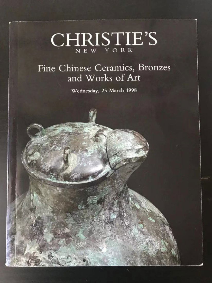 NY Christie's 1998 Fine Chinese Ceramics, Bronzes and Works of Art (1 of 3)